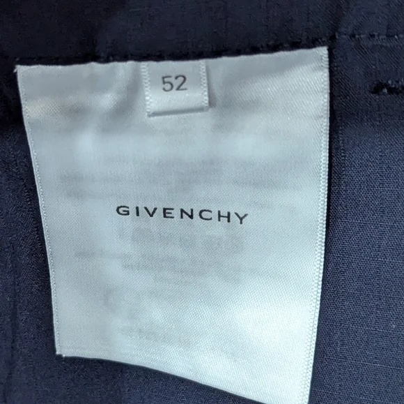 $2200 Mens Givenchy Cotton Utilitarian Pockets Carpenter Pants Navy 52 US 36 - Picture 12 of 13